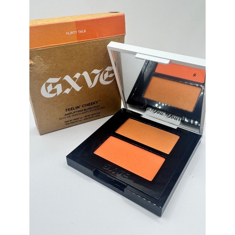 GXVE Feelin' Cheek Blush Duo Flirty Talk NIB